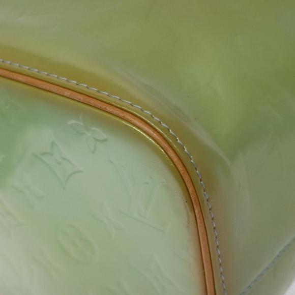 LOUIS VUITTON Monogram Vernis Houston Hand Bag Baby Blue M91005 LV Auth 115153 - Picture 9 of 16